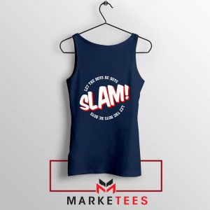 Basketball Quote Navy Blue Tank Top