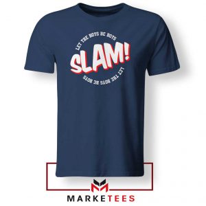 Basketball Quote Navy Blue Tee Shirt