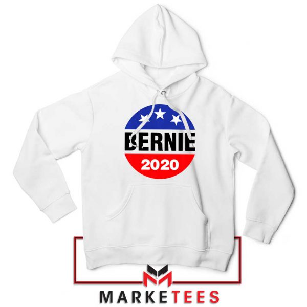 Bernie For President White Hoodie