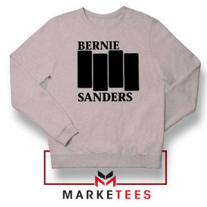 Bernie Sanders Black Flag Grey Sweater