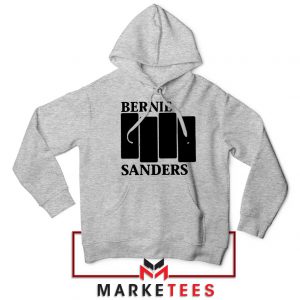 Bernie Sanders Black Flag Sport Grey Hoodie
