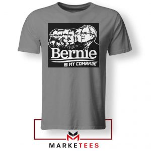 Bernie Sanders Communist Sport Grey Tee Shirt