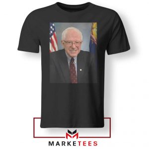 Bernie Sanders Senator Black Tee Shirt