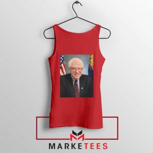 Bernie Sanders Senator Red Tank Top