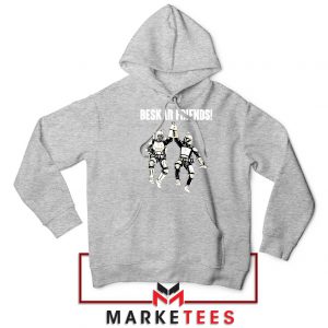 Beskar Friends The Mandalorian Sport Grey Hoodie