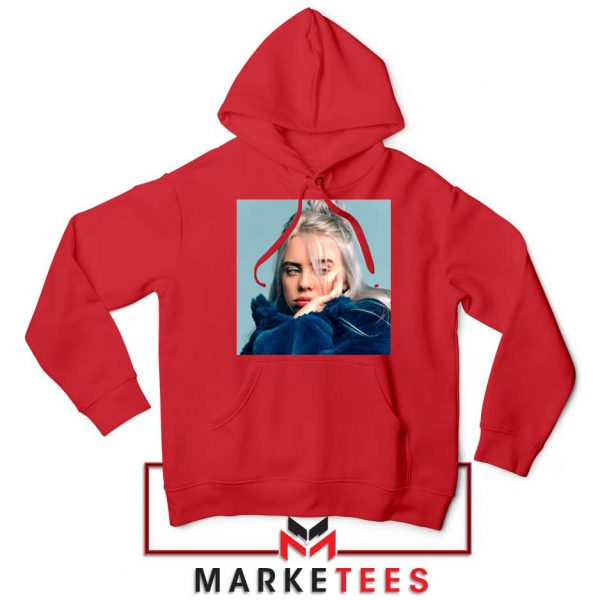 Billie Eilish American Artist Red Hoodie