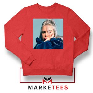 Billie Eilish American Artist Red Sweatshirt