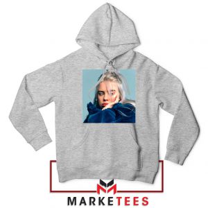 Billie Eilish American Artist Sport Grey Hoodie