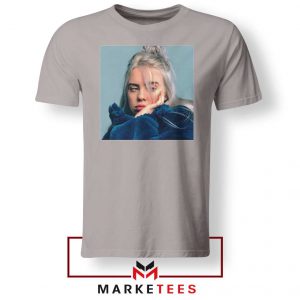 Billie Eilish American Artist Sport Grey Tee Shirt