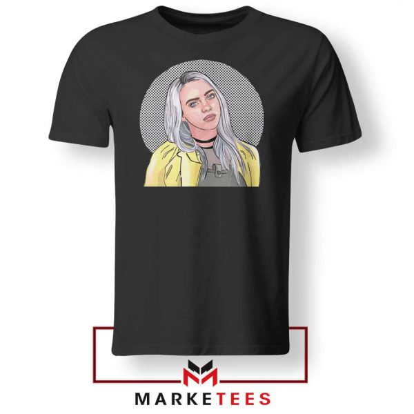 Billie Eilish Art Design Tee Shirt