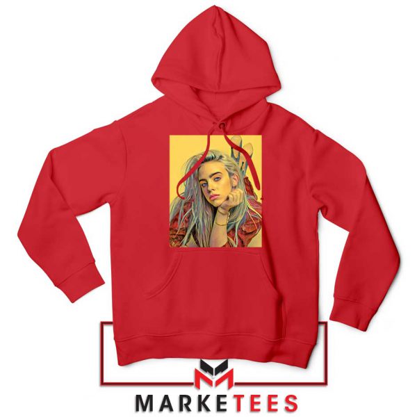 Billie Eilish Artist Music Red Hoodie