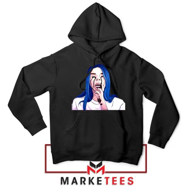 Billie Eilish Crying Hoodie New Hip Hop S-2XL