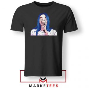 Billie Eilish Crying Tee Shirt