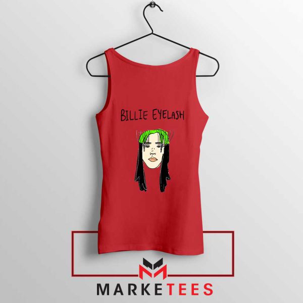 Billie Eyelash Red Tank Top