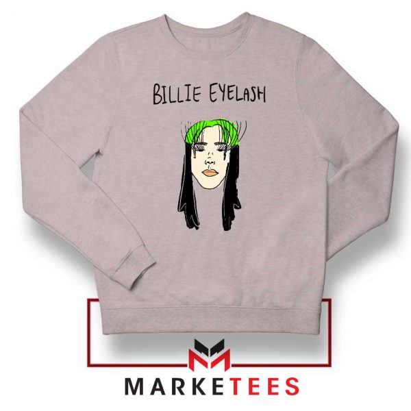 Billie Eyelash Sport Grey Sweatshirt