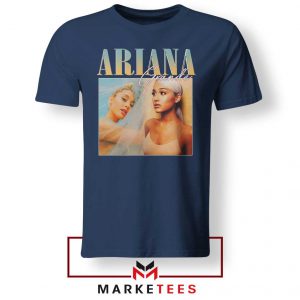 Buy Ariana Grande 90s Vintage Navy Blue Tee Shirt