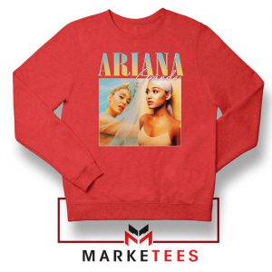 Buy Ariana Grande 90s Vintage Red Sweatshirt