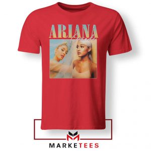 Buy Ariana Grande 90s Vintage Red Tee Shirt