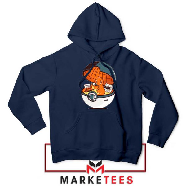 Buy Charmander Video Game Navy Blue Hoodie