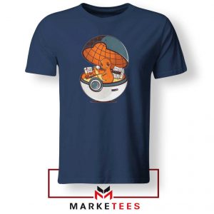 Buy Charmander Video Game Navy Blue Tee Shirt