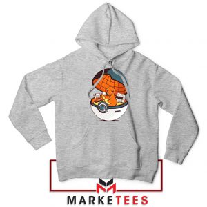 Buy Charmander Video Game Sport Grey Hoodie