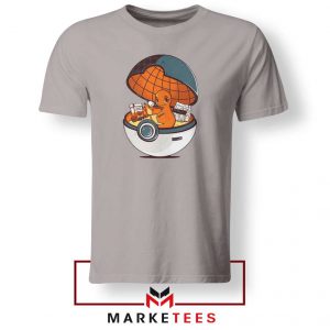 Buy Charmander Video Game Sport Grey Tee Shirt