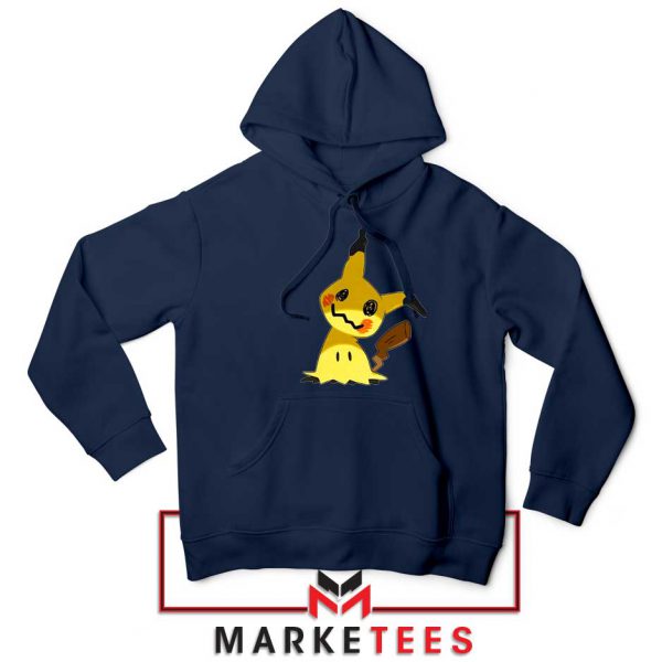 Buy Cute Pikachu Mimikyu Navy Blue Hoodie