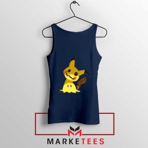 Buy Cute Pikachu Mimikyu Navy Blue Tank Top