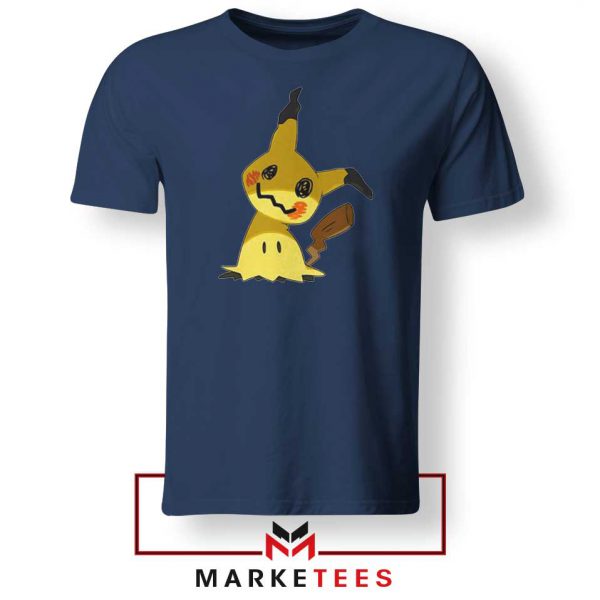 Buy Cute Pikachu Mimikyu Navy Blue Tee Shirt