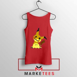 Buy Cute Pikachu Mimikyu Red Tank Top