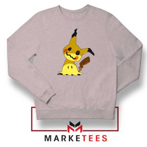 Buy Cute Pikachu Mimikyu Sport Grey Sweater