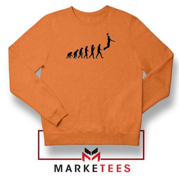 Buy Evolution Basketball Orange Sweater