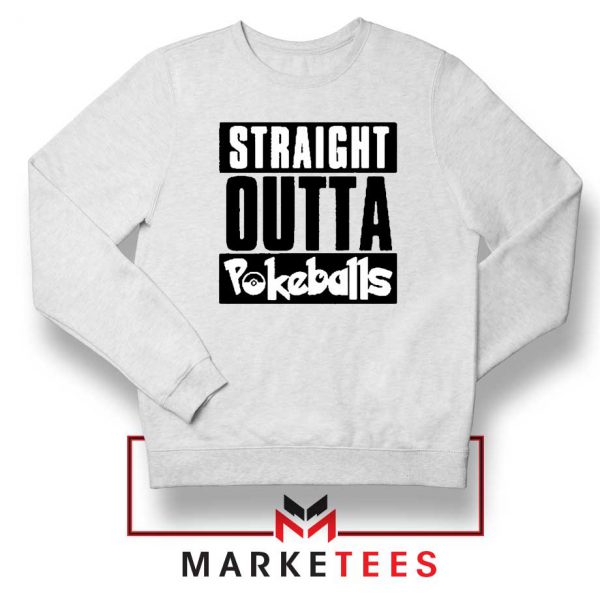 Buy Straight Outta Pokeballs Sweater