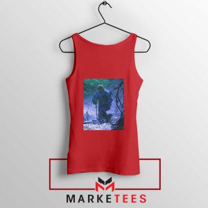 Circles Kneeling Post Malone Red Tank Top