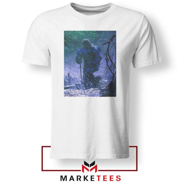 Circles Kneeling Post Malone White Tshirt