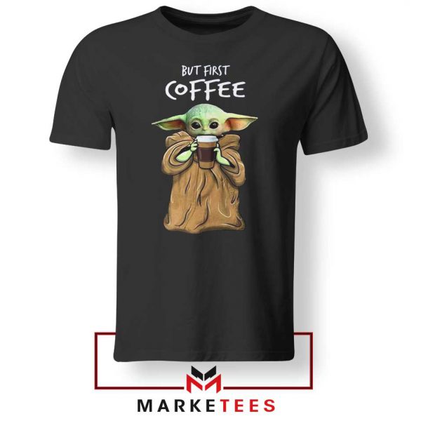 Coffee Baby Yoda Tee Shirt