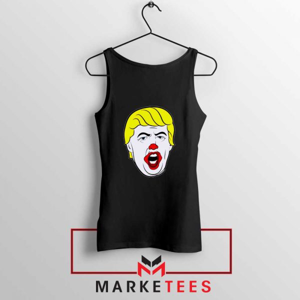 Donald Trump Clown Black Tank Top