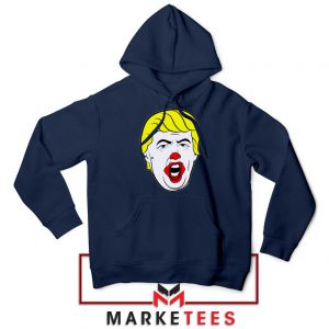 Donald Trump Clown Navy Hoodie