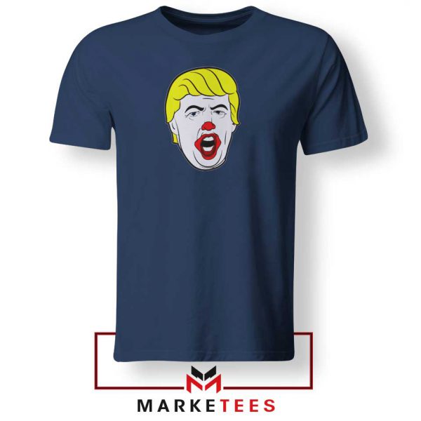 Donald Trump Clown Navy Tee Shirt