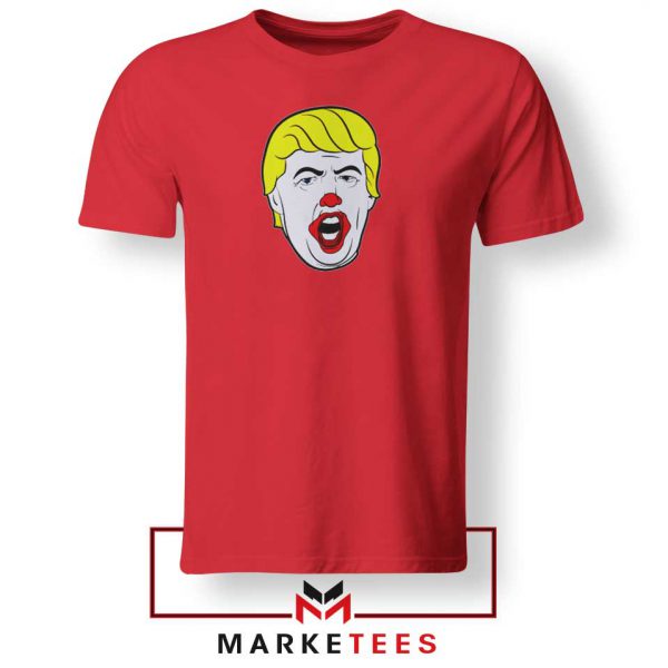 Donald Trump Clown Red Tee Shirt