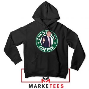 Donald Trump Starbucks Parody Black Hoodie