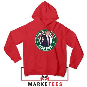 Donald Trump Starbucks Parody Red Hoodie