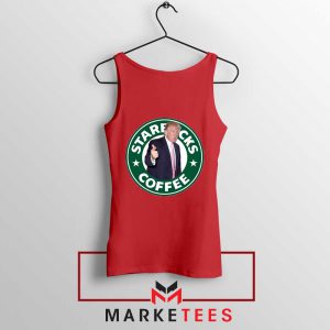 Donald Trump Starbucks Parody Red Tank Top