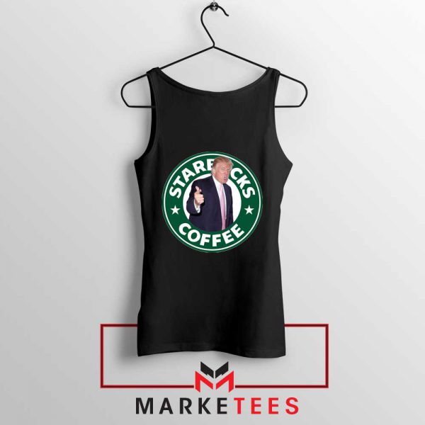 Donald Trump Starbucks Parody Tank Top