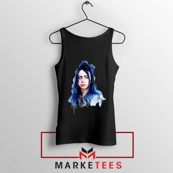 Eilish American Singer Black Tank Top