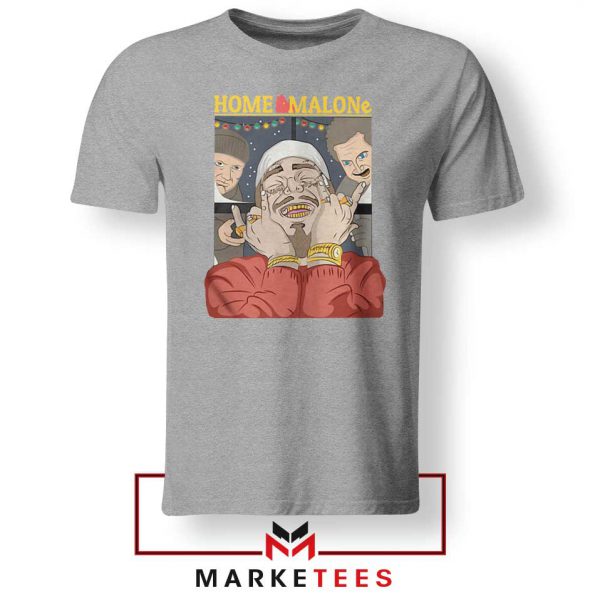 Home Malone Grey Tee Shirt