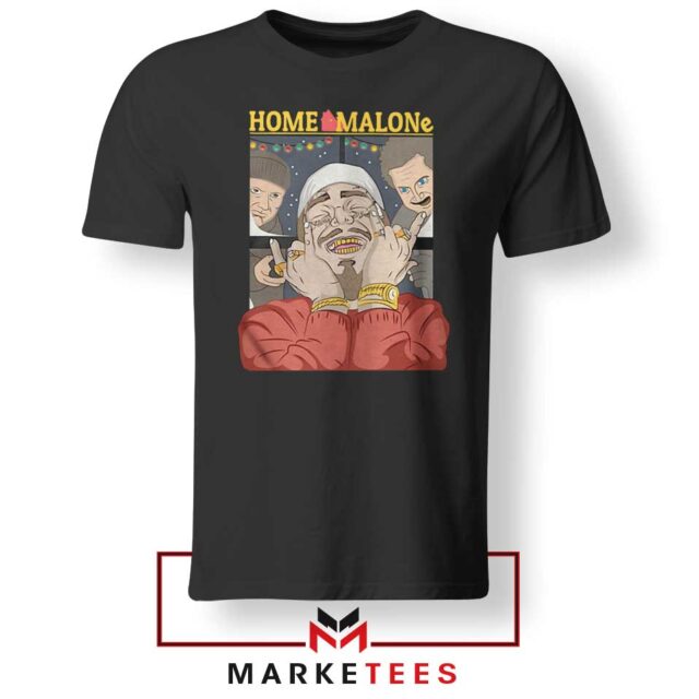 Home Malone Tee Shirt Post Malone Christmas Gifts Home Alone 1990