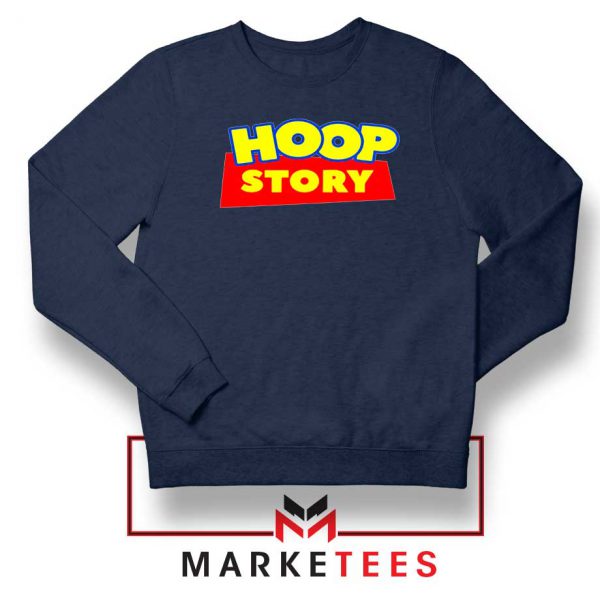 Hoop Story Basketball Navy Blue Sweatshirt