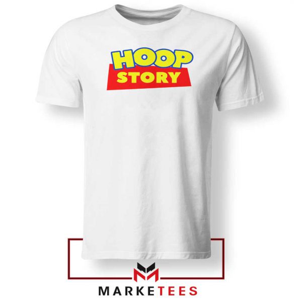 Hoop Story Basketball White Tee Shirt
