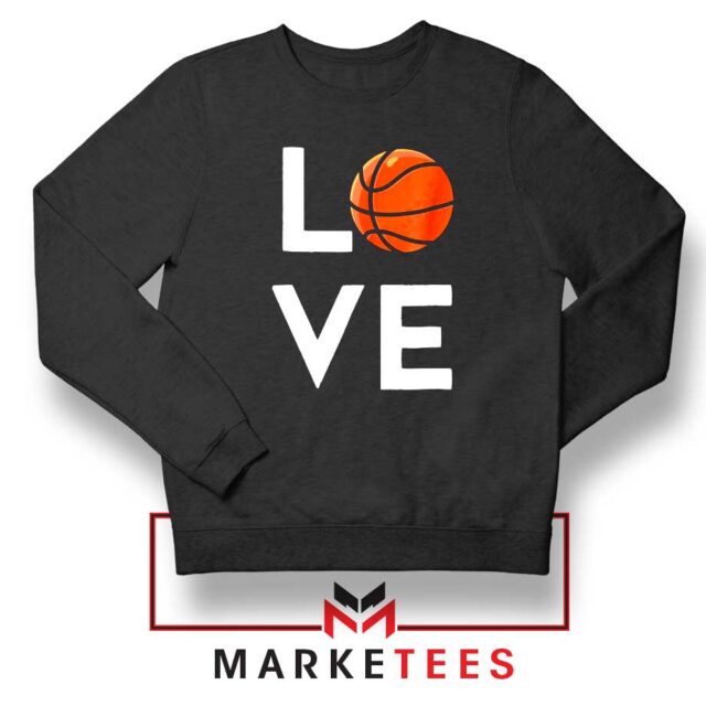 I Love Basketball Sweater USA Basketball Sweatshirts S-2XL